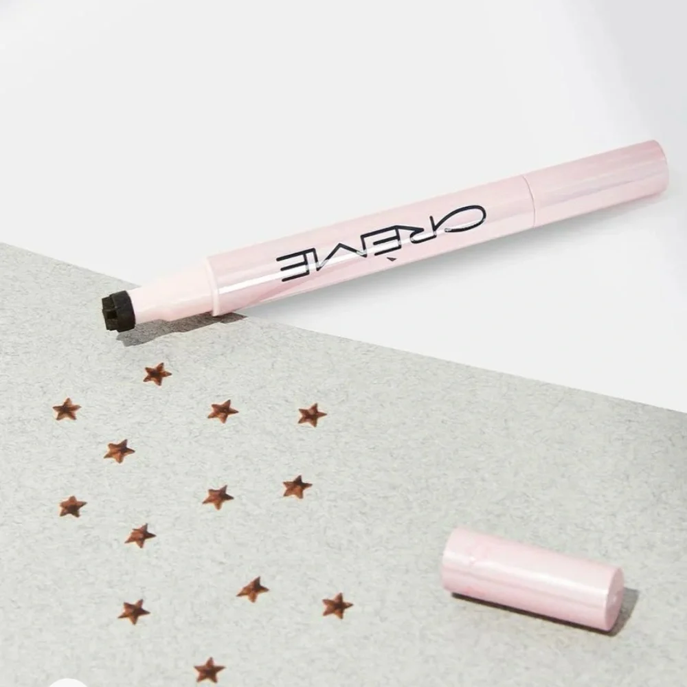 The Creme Shop Faux Real Freckle Stamp Deep Brown Dual Sided Felt Tip
